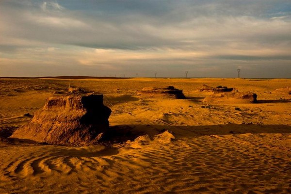 科尔沁草原沙化