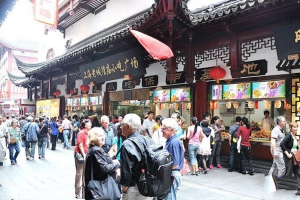 上海老城隍庙小吃广场