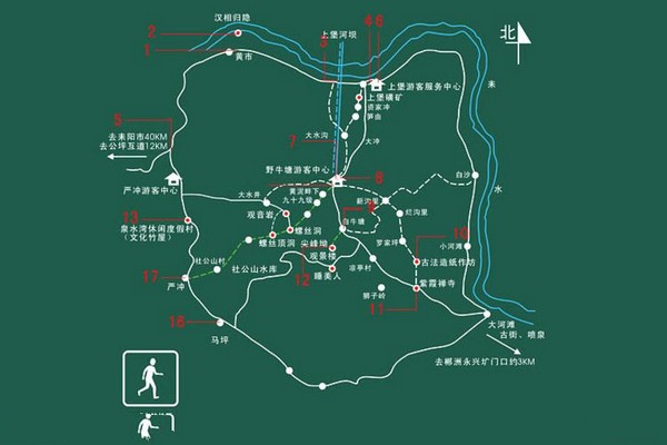 川西竹海地图图片