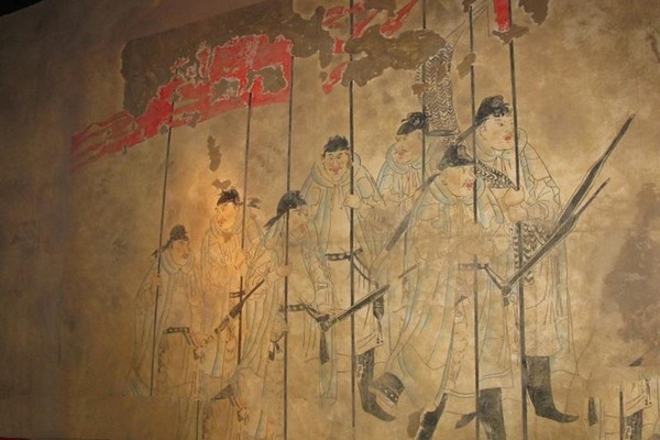 昭陵唐墓壁画